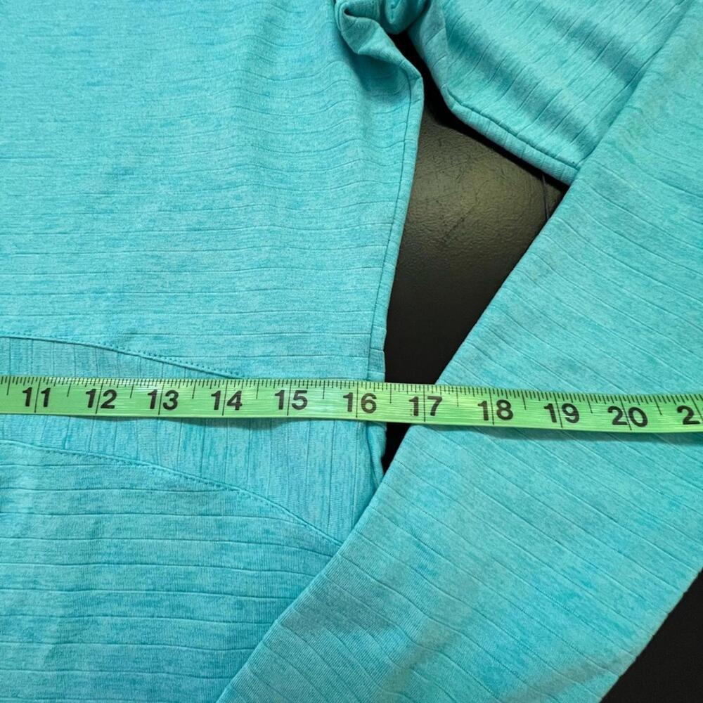 Slazenger Women’s Aqua Golf Quarter Zip Athletic Top Size M - Picture 7 of 8